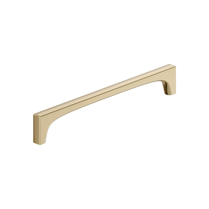 Amerock BP37427BBZ Merced 8-13/16 inch (224mm) Center-to-Center Golden Champagne Cabinet Pull