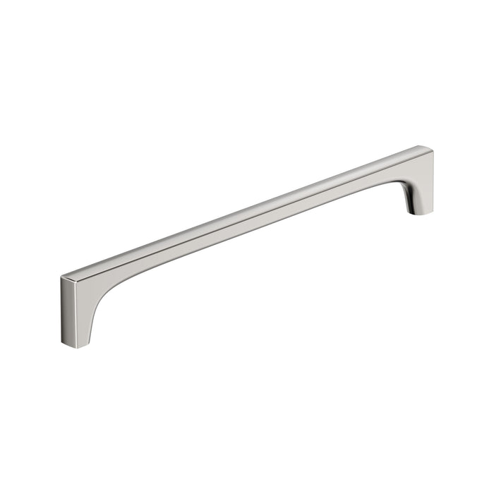 Amerock BP37428PN Merced 10-1/16 inch (256mm) Center-to-Center Polished Nickel Cabinet Pull