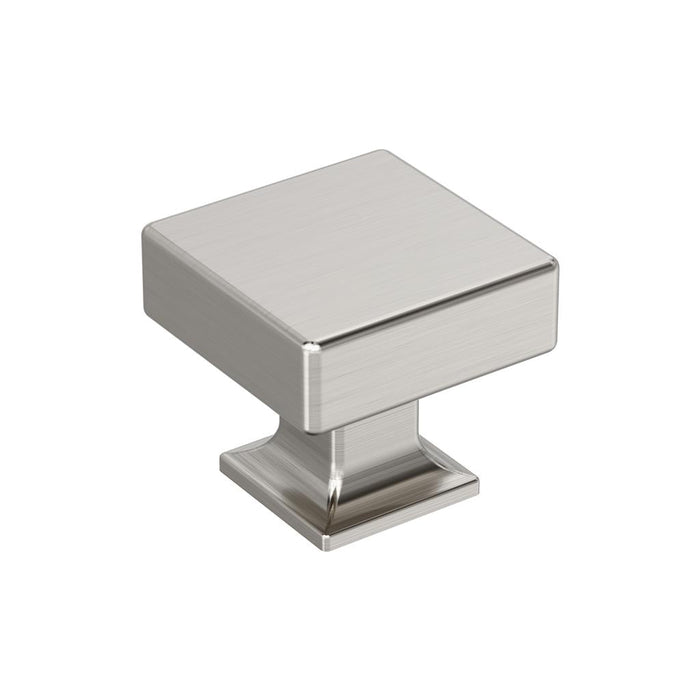 Amerock BP37440G10 Lintel 1-1/4 inch (32mm) Length Satin Nickel Cabinet Knob