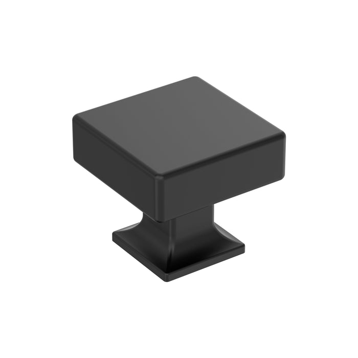 Amerock BP37440MB Lintel 1-1/4 inch (32mm) Length Matte Black Cabinet Knob
