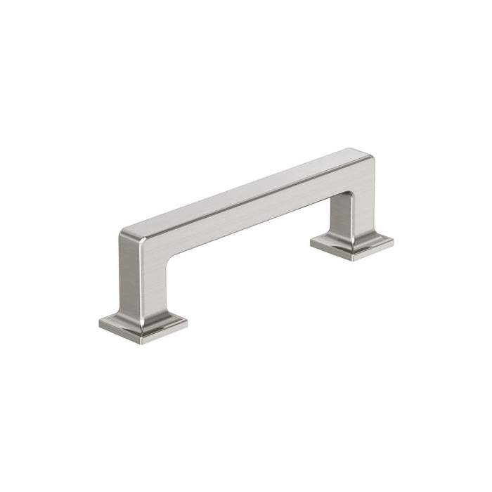 Amerock BP37442G10 Lintel 3-3/4 inch (96mm) Center-to-Center Satin Nickel Cabinet Pull