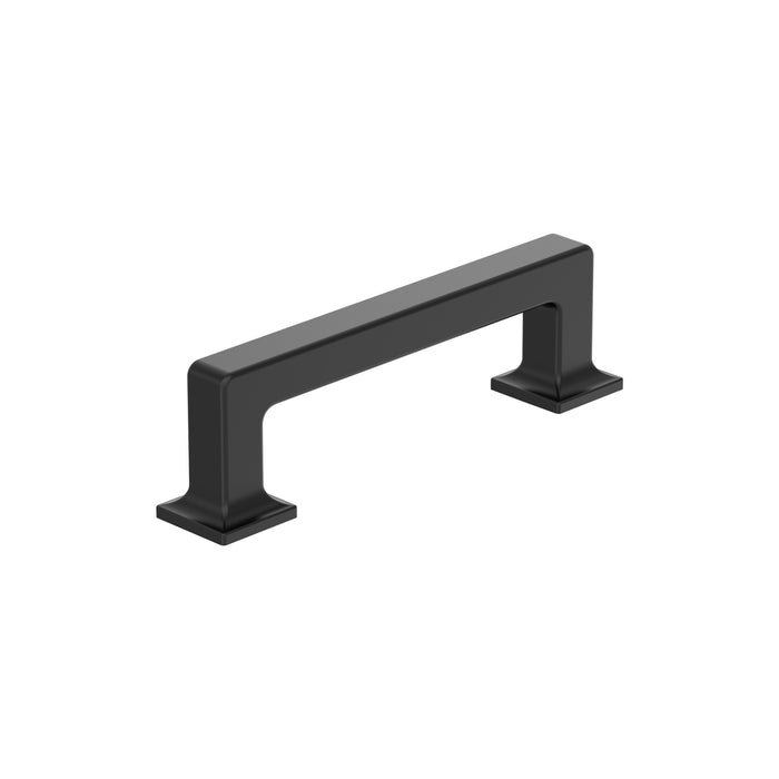 Amerock BP37442MB Lintel 3-3/4 inch (96mm) Center-to-Center Matte Black Cabinet Pull