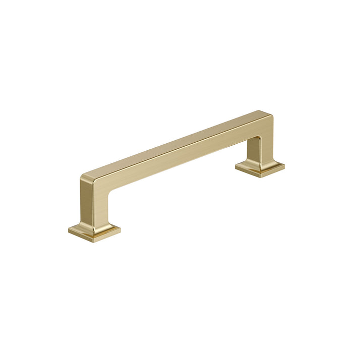 Amerock BP37443BBZ Lintel 5-1/16 inch (128mm) Center-to-Center Golden Champagne Cabinet Pull