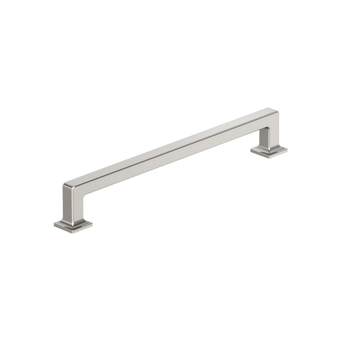 Amerock BP37446G10 Lintel 8-13/16 inch (224mm) Center-to-Center Satin Nickel Cabinet Pull