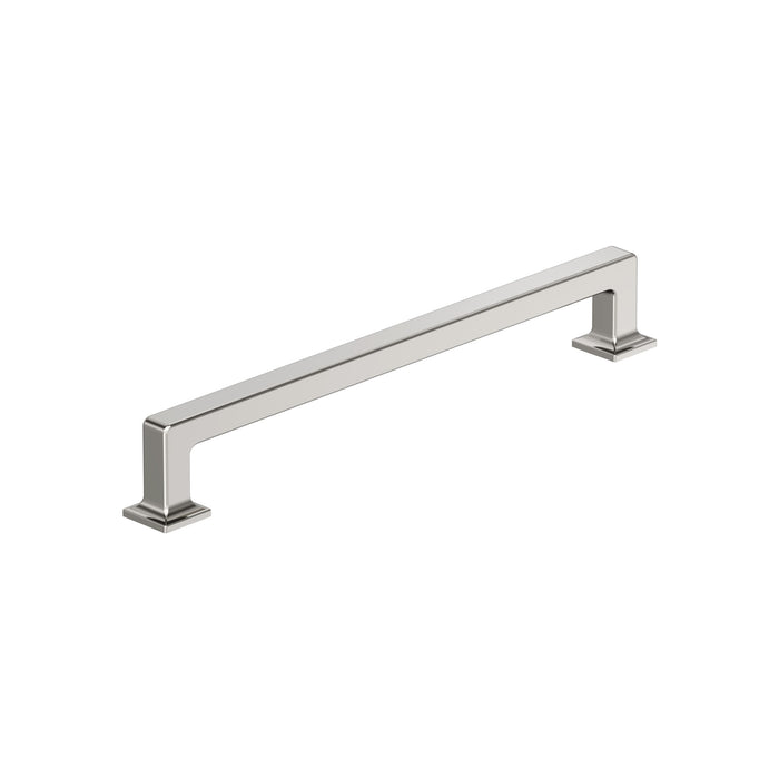 Amerock BP37446PN Lintel 8-13/16 inch (224mm) Center-to-Center Polished Nickel Cabinet Pull