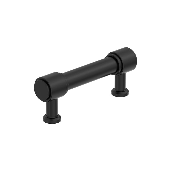 Amerock BP37462MB Faircrest 3 inch (76mm) Center-to-Center Matte Black Cabinet Pull