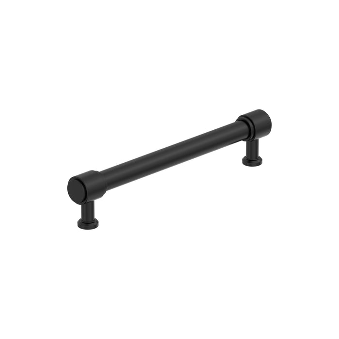 Amerock BP37465MB Faircrest 6-5/16 inch (160mm) Center-to-Center Matte Black Cabinet Pull