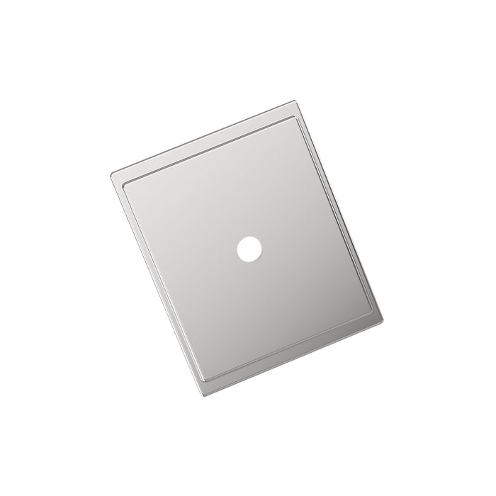 Amerock BP3758626 Maymont 1-5/8 inch (41mm) Length Square Polished Chrome Cabinet Knob Backplate