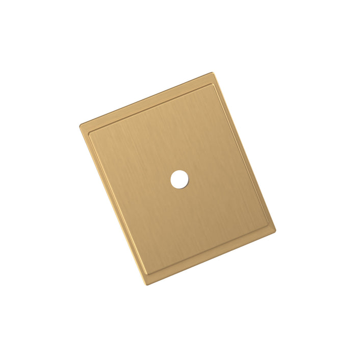 Amerock BP37586CZ Maymont 1-5/8 inch (41mm) Length Square Champagne Bronze Cabinet Knob Backplate