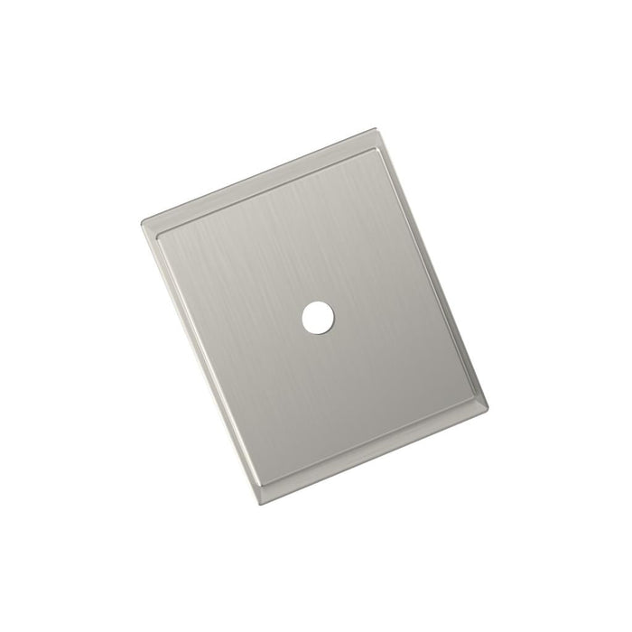 Amerock BP37586G10 Maymont 1-5/8 inch (41mm) Length Square Satin Nickel Cabinet Knob Backplate