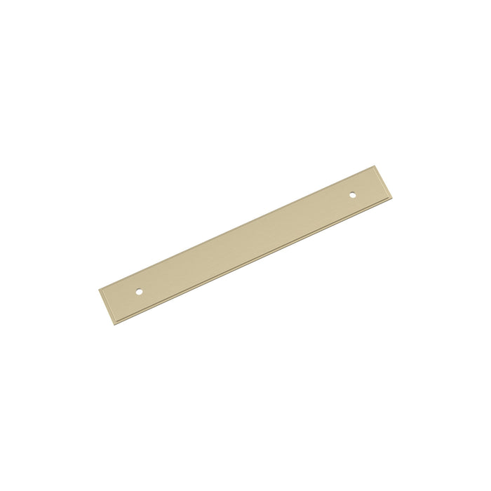 Amerock BP37590BBZ Maymont 6-5/16 inch (160mm) Center-to-Center Rectangle Golden Champagne Cabinet Pull Backplate
