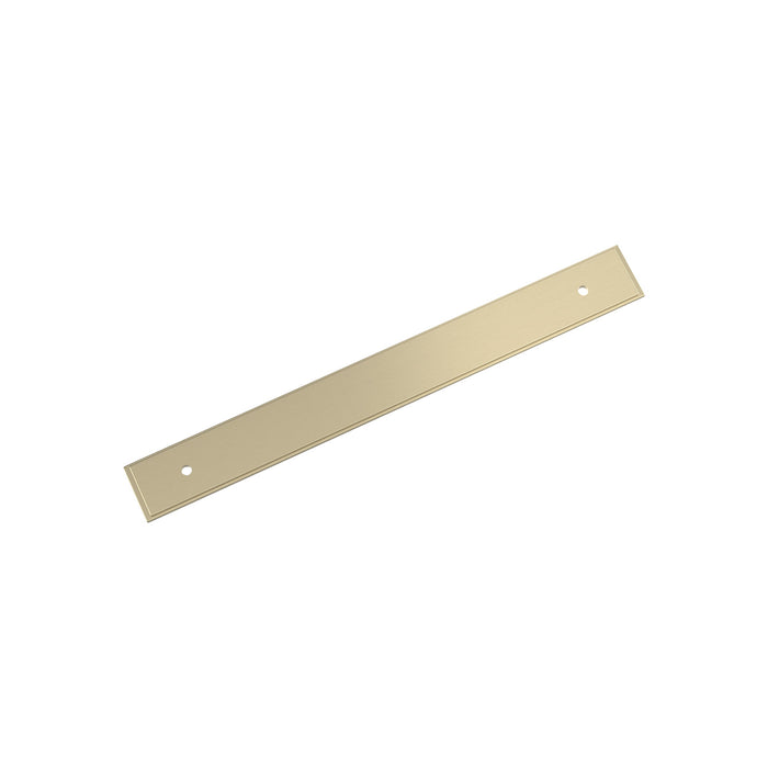 Amerock BP37591BBZ Maymont 7-9/16 inch (192mm) Center-to-Center Rectangle Golden Champagne Cabinet Pull Backplate