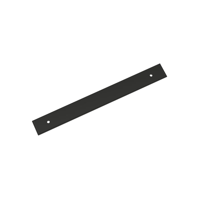 Amerock BP37591MB Maymont 7-9/16 inch (192mm) Center-to-Center Rectangle Matte Black Cabinet Pull Backplate
