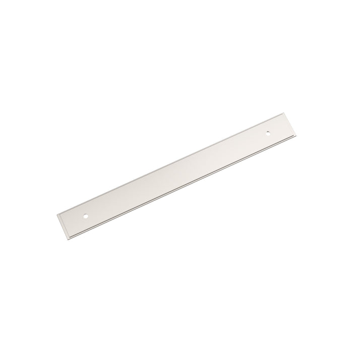 Amerock BP37591PN Maymont 7-9/16 inch (192mm) Center-to-Center Rectangle Polished Nickel Cabinet Pull Backplate