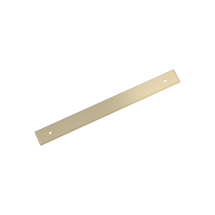 Amerock BP37592BBZ Maymont 8-13/16 inch (224mm) Center-to-Center Rectangle Golden Champagne Cabinet Pull Backplate