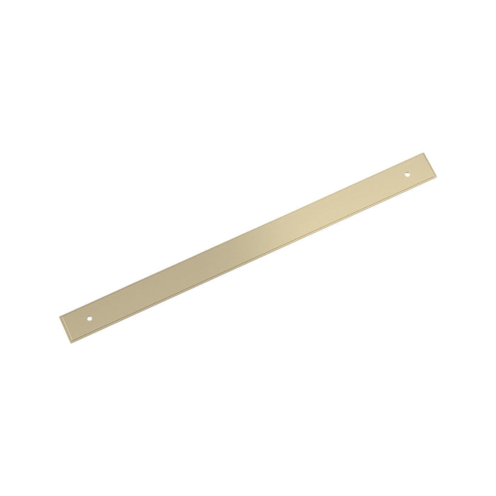 Amerock BP37594BBZ Maymont 12-5/8 inch (320mm) Center-to-Center Rectangle Golden Champagne Cabinet Pull Backplate