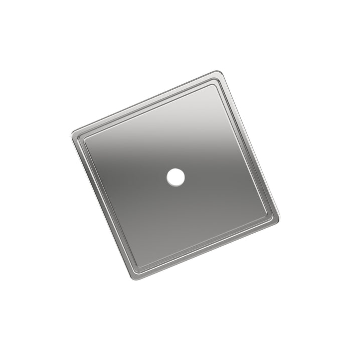 Amerock BP3760026 Thoreau 1-9/16 inch (40mm) Length Square Polished Chrome Cabinet Knob Backplate