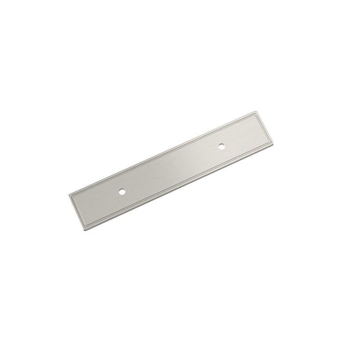 Amerock BP37601G10 Thoreau 3 inch (76mm) Center-to-Center Rectangle Satin Nickel Cabinet Pull Backplate