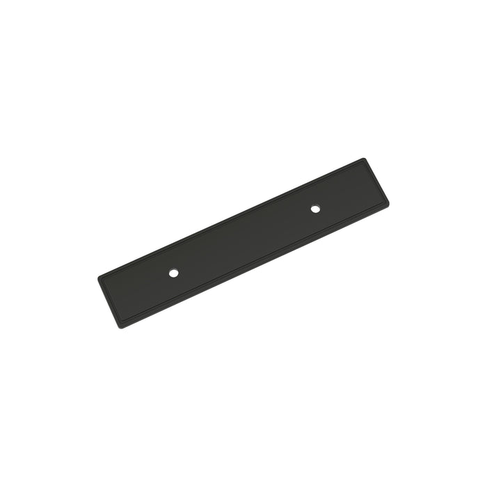 Amerock BP37601MB Thoreau 3 inch (76mm) Center-to-Center Rectangle Matte Black Cabinet Pull Backplate