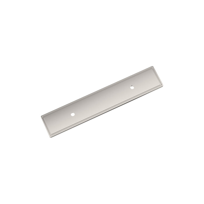 Amerock BP37601PN Thoreau 3 inch (76mm) Center-to-Center Rectangle Polished Nickel Cabinet Pull Backplate