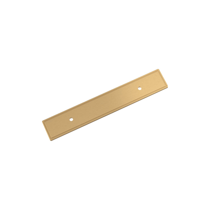 Amerock BP37602CZ Thoreau 3-3/4 inch (96mm) Center-to-Center Rectangle Champagne Bronze Cabinet Pull Backplate
