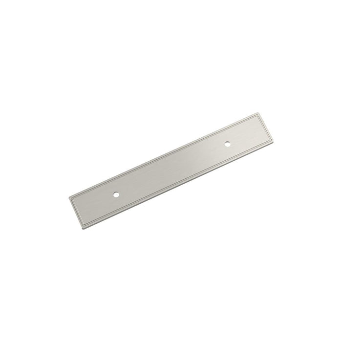Amerock BP37602G10 Thoreau 3-3/4 inch (96mm) Center-to-Center Rectangle Satin Nickel Cabinet Pull Backplate