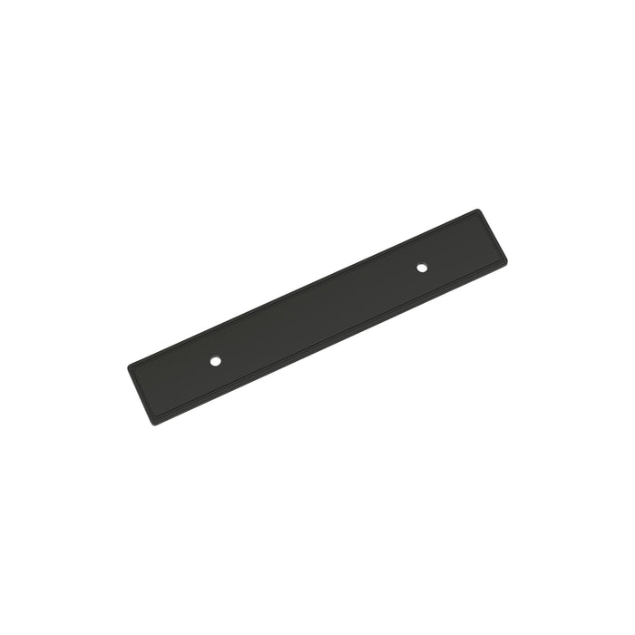 Amerock BP37602MB Thoreau 3-3/4 inch (96mm) Center-to-Center Rectangle Matte Black Cabinet Pull Backplate