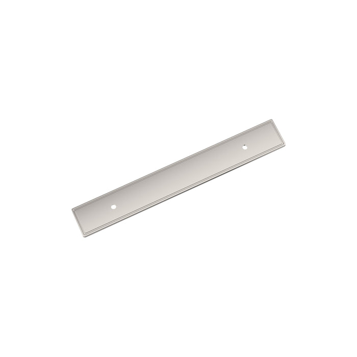 Amerock BP37603PN Thoreau 5-1/16 inch (128mm) Center-to-Center Rectangle Polished Nickel Cabinet Pull Backplate