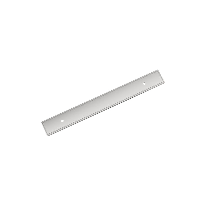 Amerock BP3760426 Thoreau 6-5/16 inch (160mm) Center-to-Center Rectangle Polished Chrome Cabinet Pull Backplate