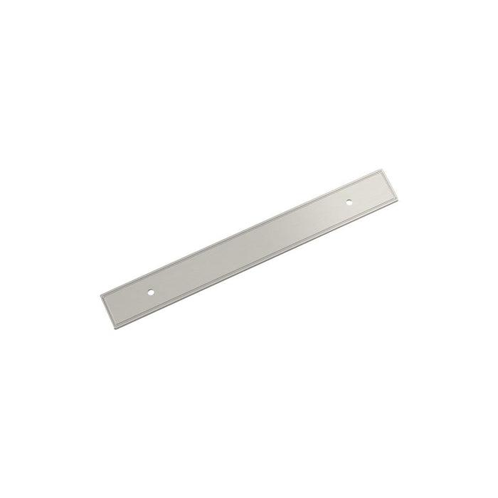 Amerock BP37604G10 Thoreau 6-5/16 inch (160mm) Center-to-Center Rectangle Satin Nickel Cabinet Pull Backplate