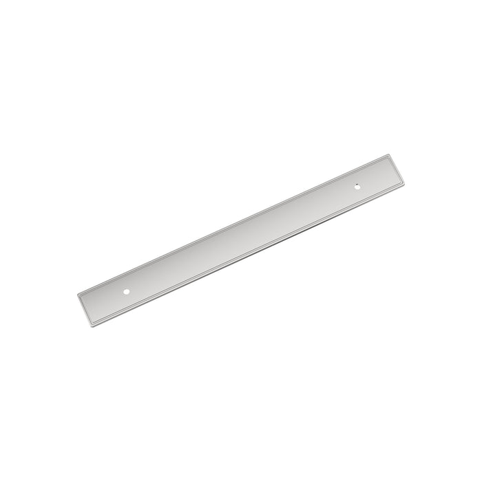 Amerock BP3760526 Thoreau 7-9/16 inch (192mm) Center-to-Center Rectangle Polished Chrome Cabinet Pull Backplate