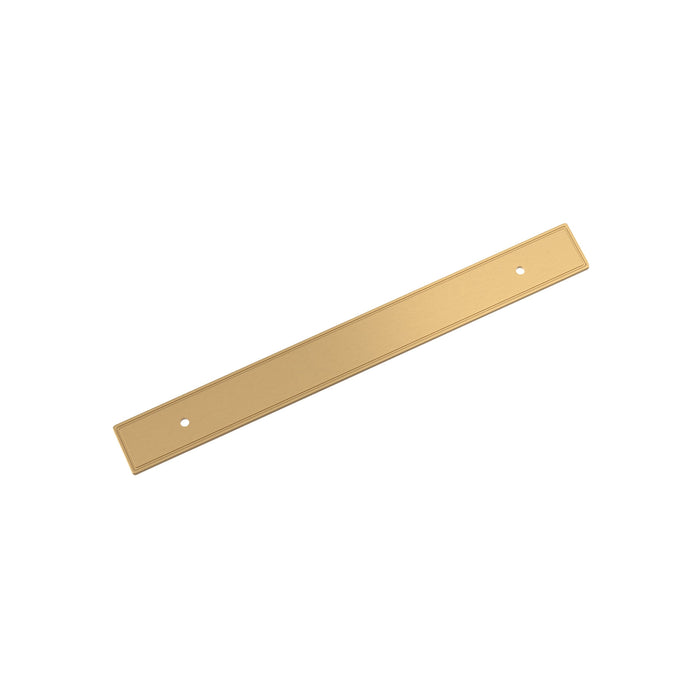Amerock BP37605CZ Thoreau 7-9/16 inch (192mm) Center-to-Center Rectangle Champagne Bronze Cabinet Pull Backplate