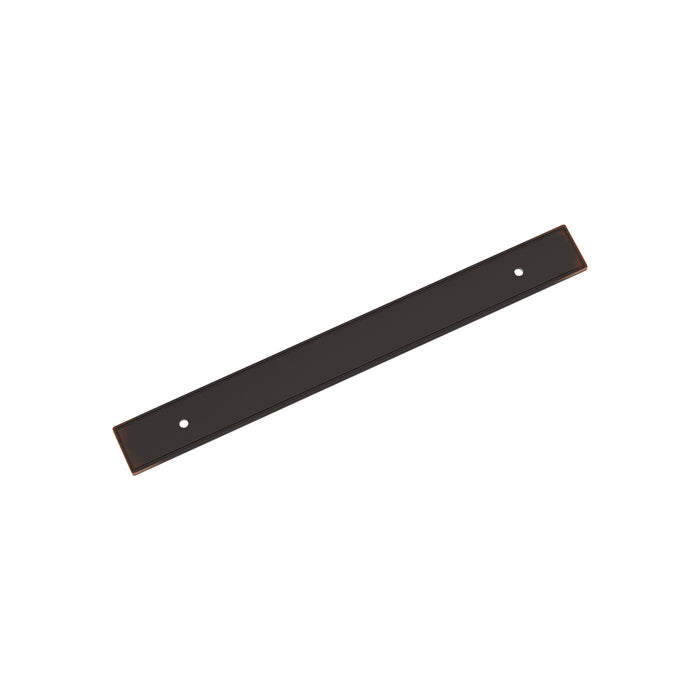 Amerock BP37605ORB Thoreau 7-9/16 inch (192mm) Center-to-Center Rectangle Oil-Rubbed Bronze Cabinet Pull Backplate