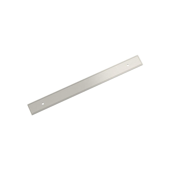 Amerock BP37606G10 Thoreau 8-13/16 inch (224mm) Center-to-Center Rectangle Satin Nickel Cabinet Pull Backplate