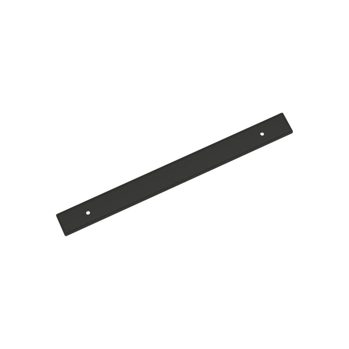 Amerock BP37606MB Thoreau 8-13/16 inch (224mm) Center-to-Center Rectangle Matte Black Cabinet Pull Backplate