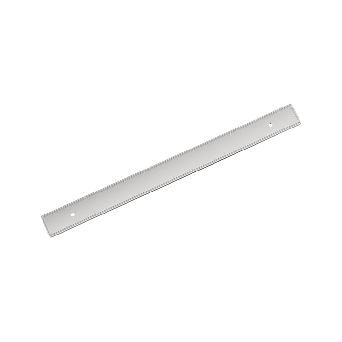 Amerock BP3760726 Thoreau 10-1/16 inch (256mm) Center-to-Center Rectangle Polished Chrome Cabinet Pull Backplate