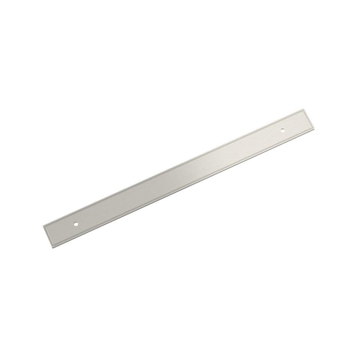 Amerock BP37607G10 Thoreau 10-1/16 inch (256mm) Center-to-Center Rectangle Satin Nickel Cabinet Pull Backplate