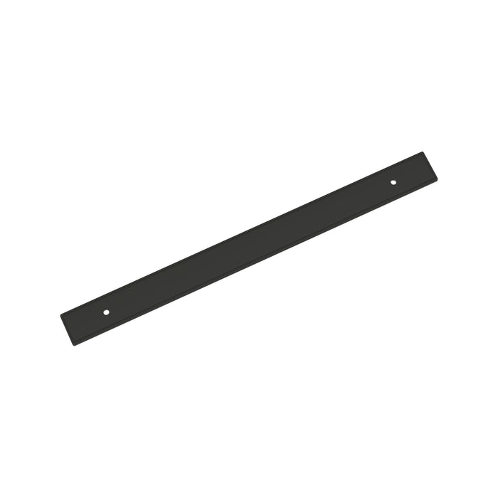 Amerock BP37607MB Thoreau 10-1/16 inch (256mm) Center-to-Center Rectangle Matte Black Cabinet Pull Backplate