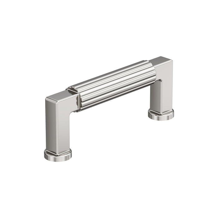 Amerock BP37642PN Ballard 3 inch (76mm) Center-to-Center Polished Nickel Cabinet Pull