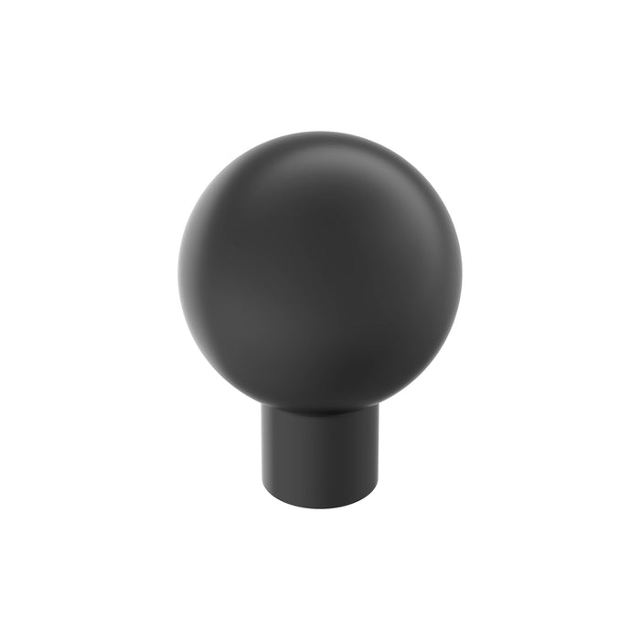 Amerock BP37660MB Coble 1-1/8 inch (29mm) Diameter Matte Black Cabinet Knob