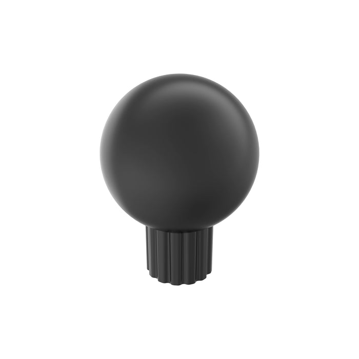 Amerock BP37700MB Cowrie 1-1/8 inch (29mm) Diameter Matte Black Cabinet Knob