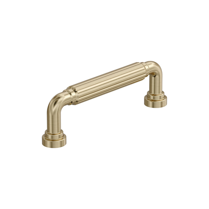 Amerock BP37702BBZ Cowrie 3-3/4 inch (96mm) Center-to-Center Golden Champagne Cabinet Pull