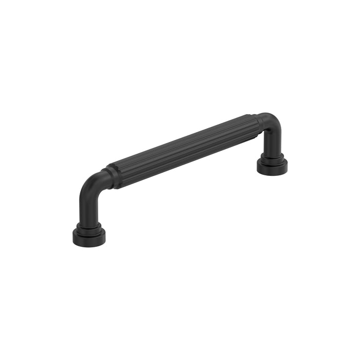 Amerock BP37703MB Cowrie 5-1/16 inch (128mm) Center-to-Center Matte Black Cabinet Pull