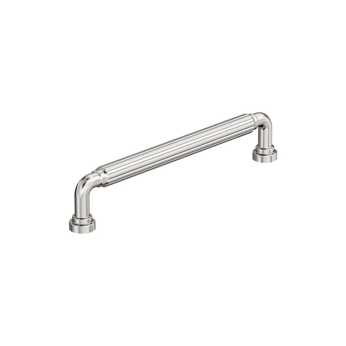 Amerock BP37704PN Cowrie 6-5/16 inch (160mm) Center-to-Center Polished Nickel Cabinet Pull