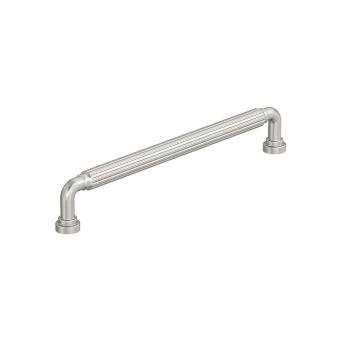Amerock BP37705G10 Cowrie 7-9/16 inch (192mm) Center-to-Center Satin Nickel Cabinet Pull
