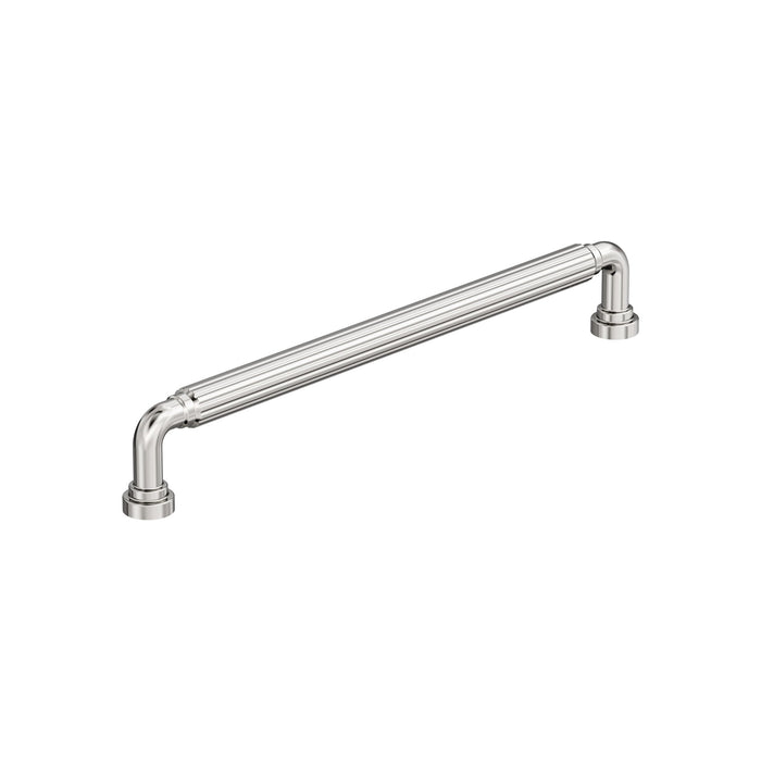 Amerock BP37706PN Cowrie 8-13/16 inch (224mm) Center-to-Center Polished Nickel Cabinet Pull