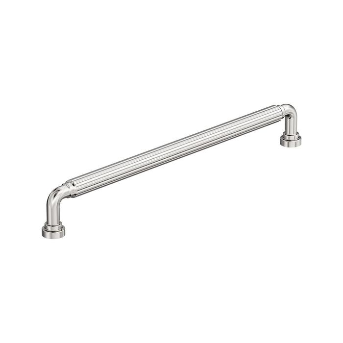 Amerock BP37707PN Cowrie 10-1/16 inch (256mm) Center-to-Center Polished Nickel Cabinet Pull