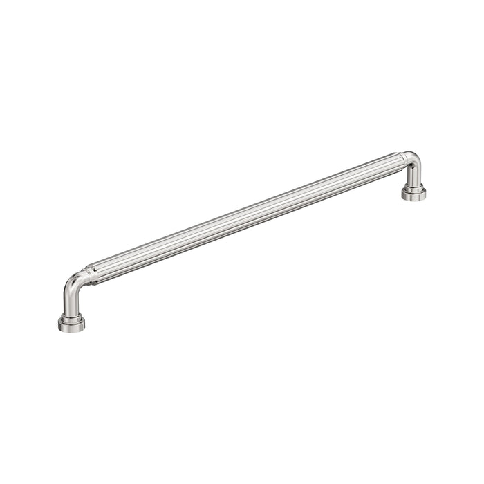 Amerock BP37708PN Cowrie 12-5/8 inch (320mm) Center-to-Center Polished Nickel Cabinet Pull