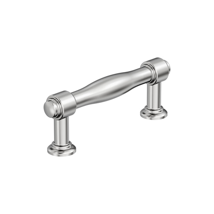 Amerock BP3772126 Enlivity 3 inch (76mm) Center-to-Center Polished Chrome Cabinet Pull