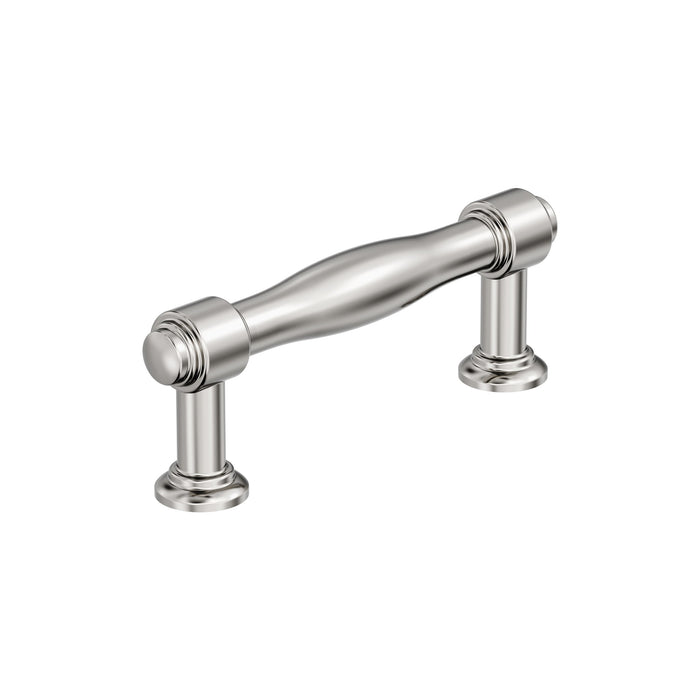 Amerock BP37721PN Enlivity 3 inch (76mm) Center-to-Center Polished Nickel Cabinet Pull